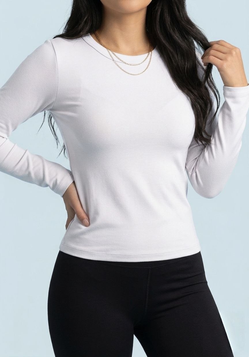 Camiseta Térmica Mujer Importado - Imagen 3