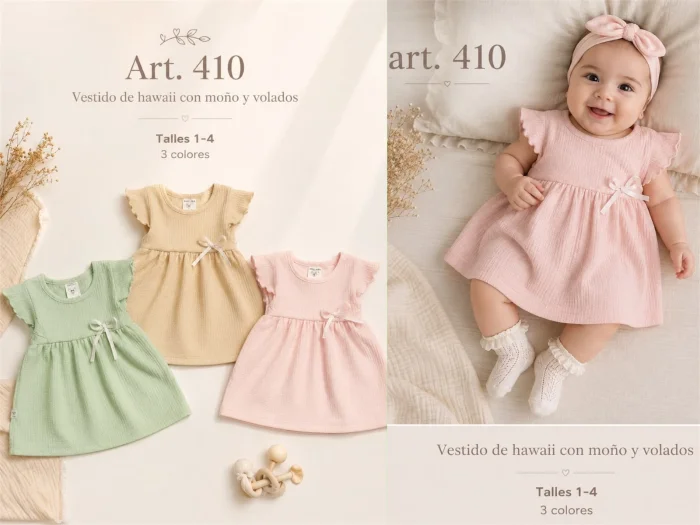 Vestido Hawai Micky Baby T.(1 al 4) Art.410