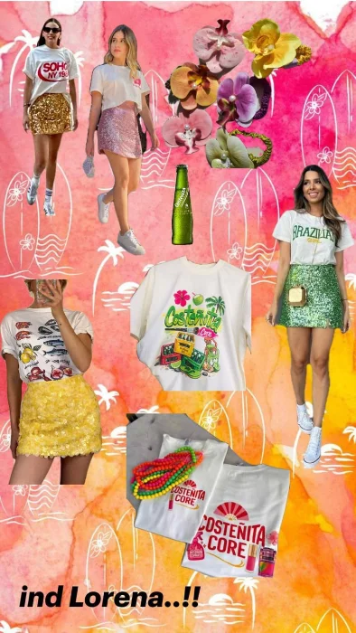 Pollera Lentejuelas Tendencia