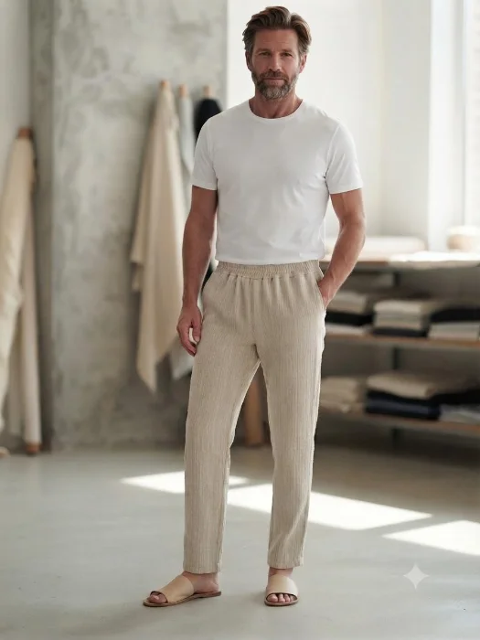 Jogger Lino Especial Tela Importada