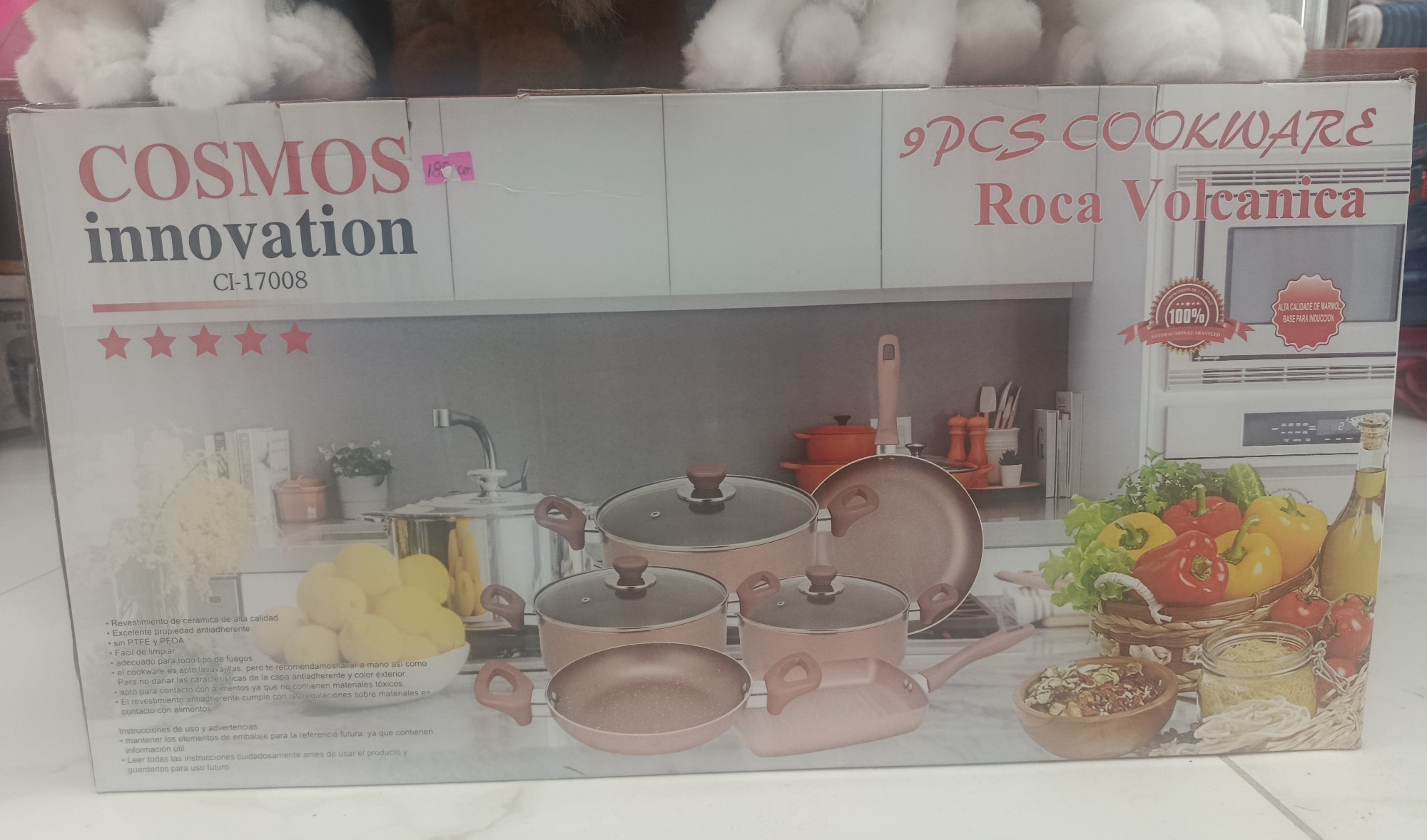 Set de 6 Ollas de Roca Volcanica - Imagen 2
