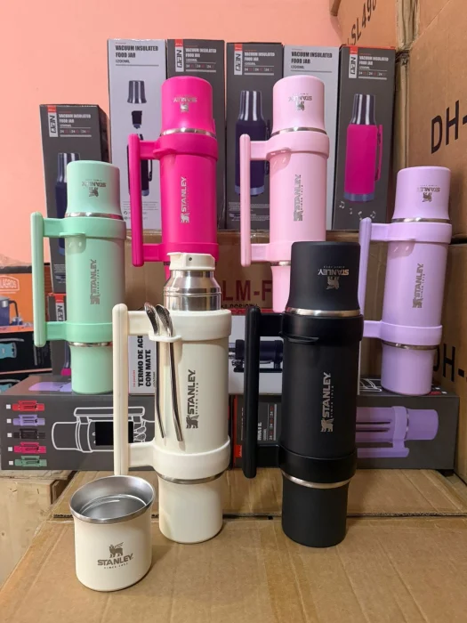 Termo Más 2 Tazas y Bombilla