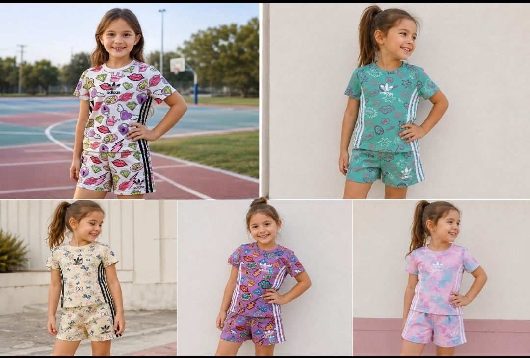 Conjunto Nena Adidas Remera y Short - Imagen 2