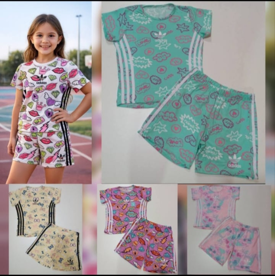 Conjunto Nena Adidas Remera y Short - Imagen 3