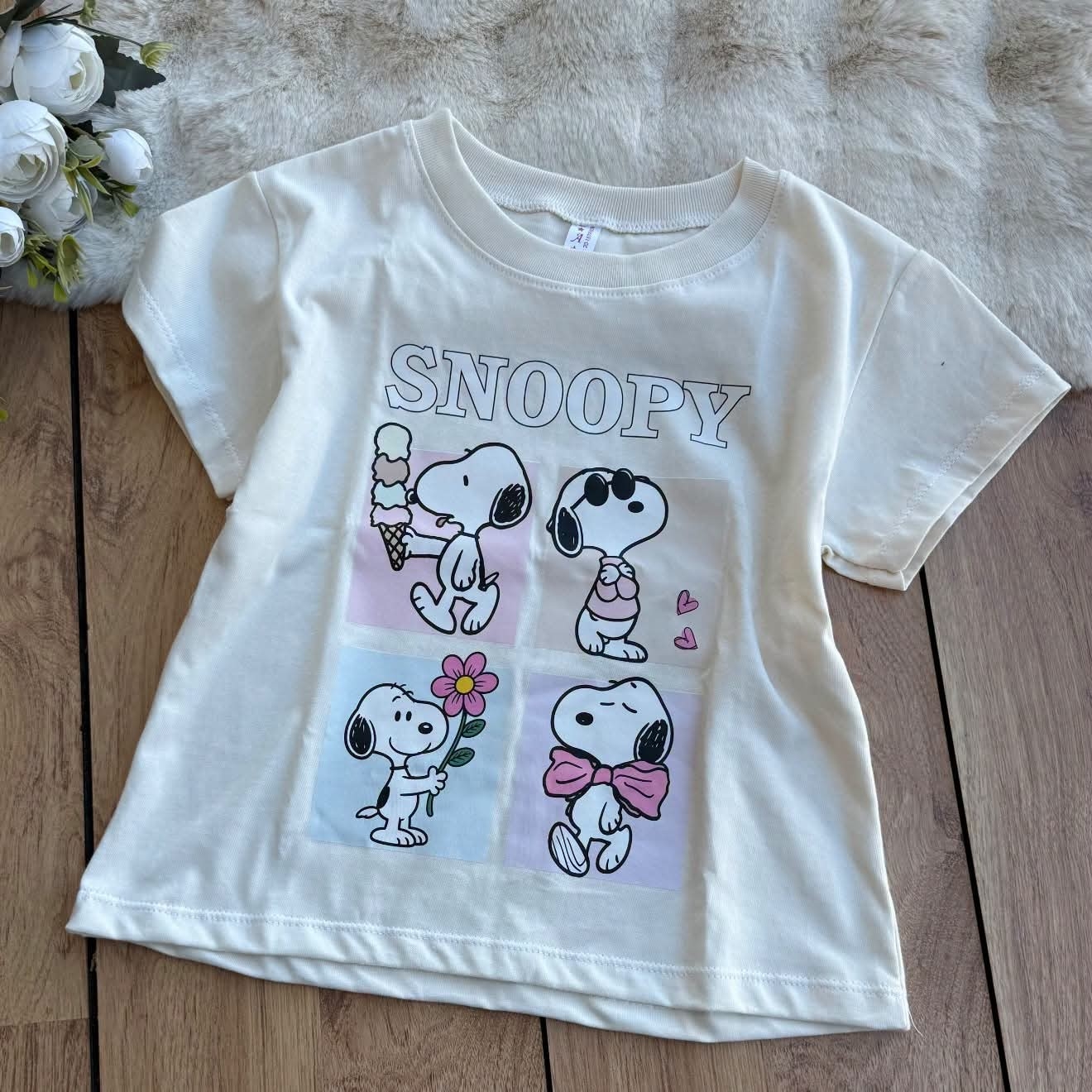 Remera Algodón Peinado Snoopy - Imagen 2