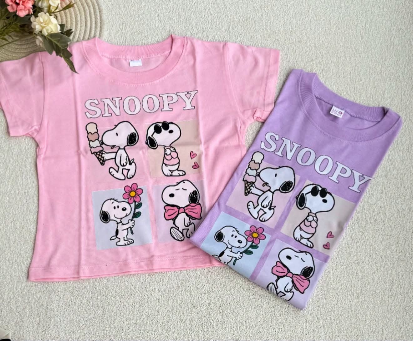 Remera Algodón Peinado Snoopy - Imagen 3