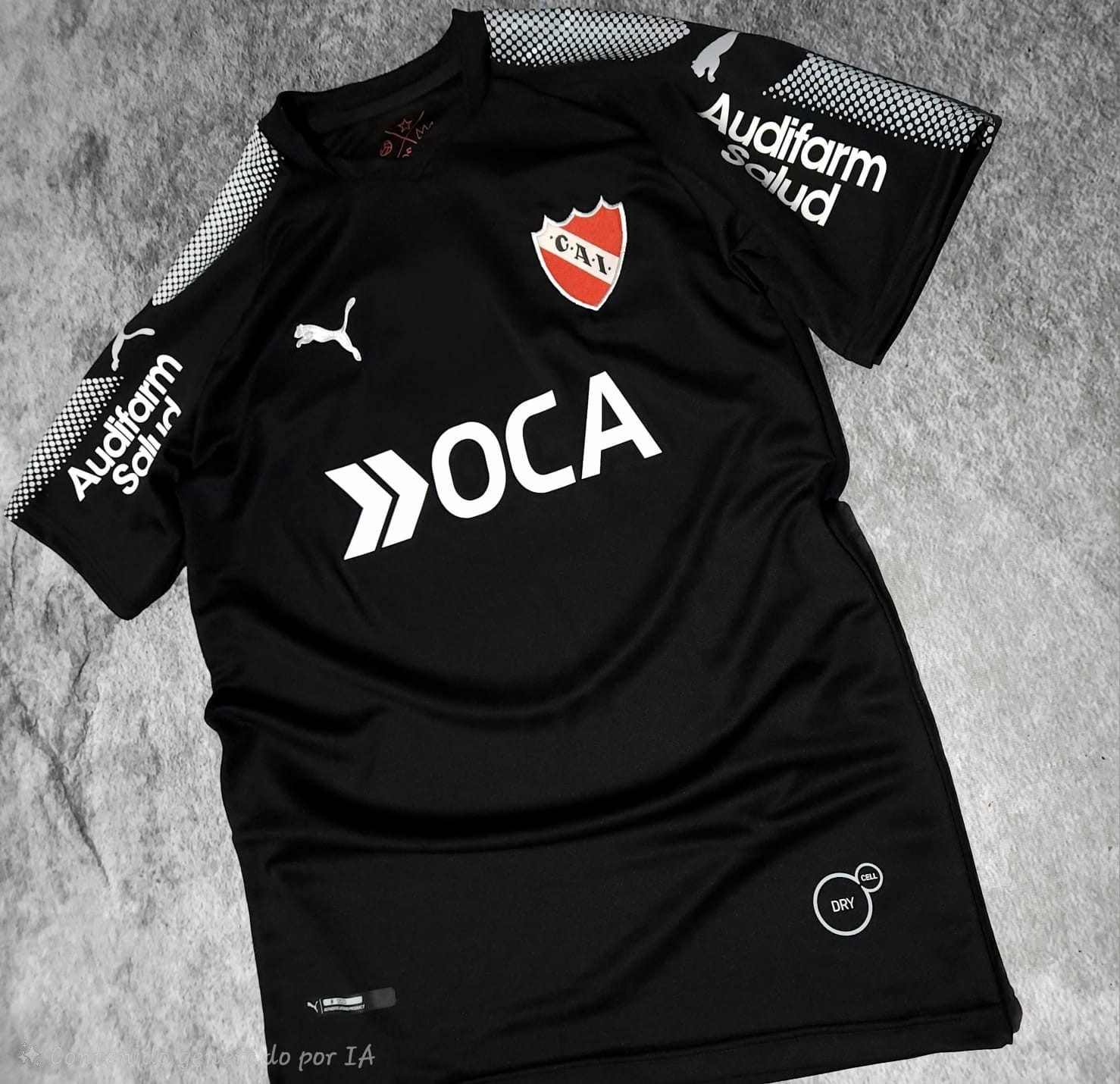 Remera Independiente Negra - Imagen 2
