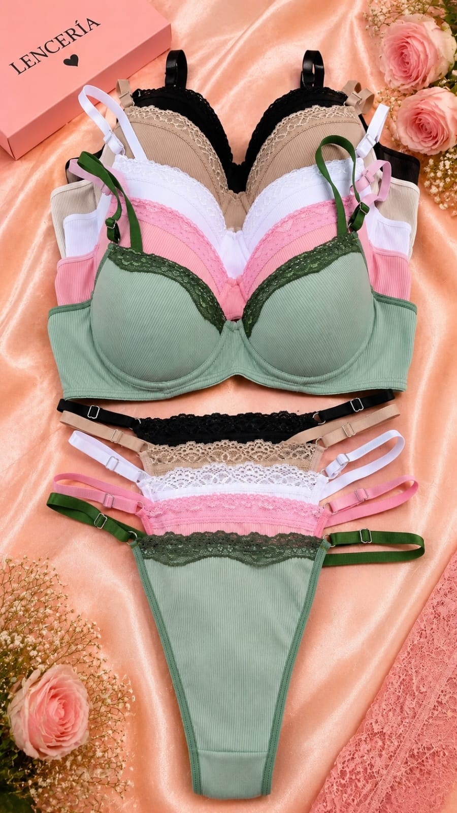 Conjunto Sof de Morley con Encaje - Imagen 2