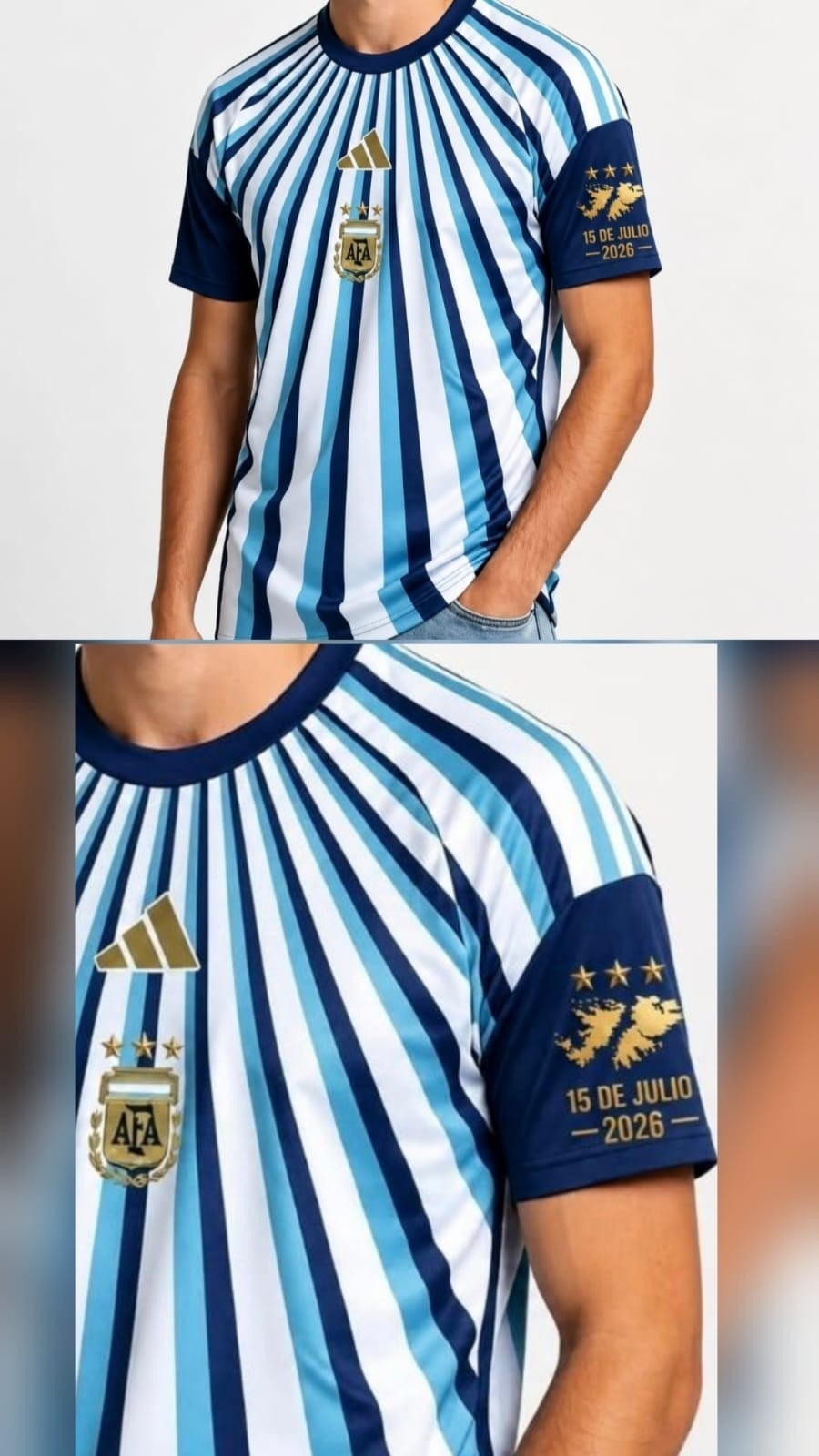 Camiseta Argentina Entrenamiento - Imagen 2