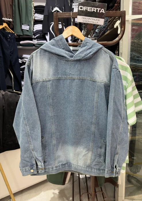Canguro Jeans Oversize Celeste