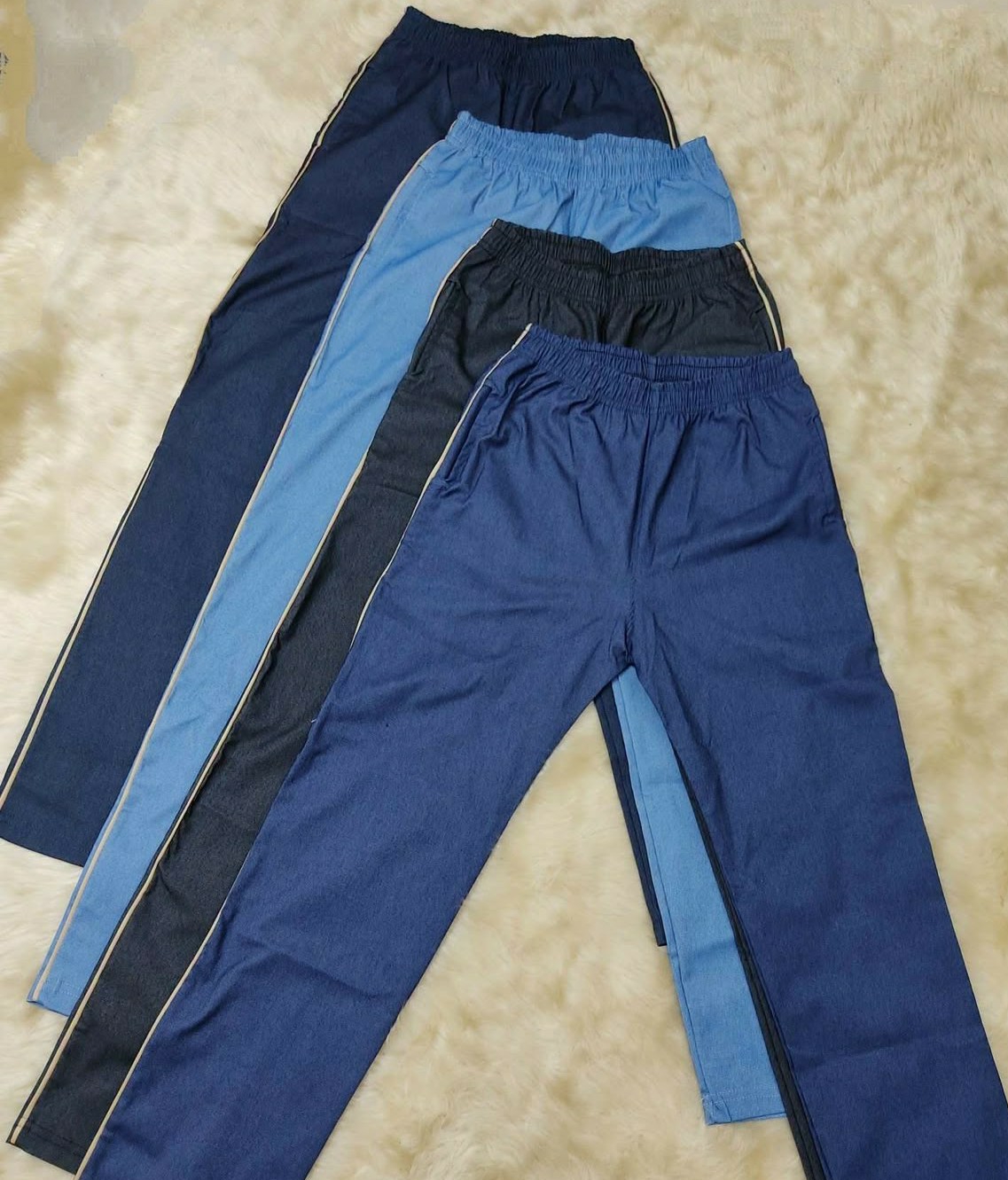 Pantalón de Bengalina con Vivo Simil Jean - Imagen 2