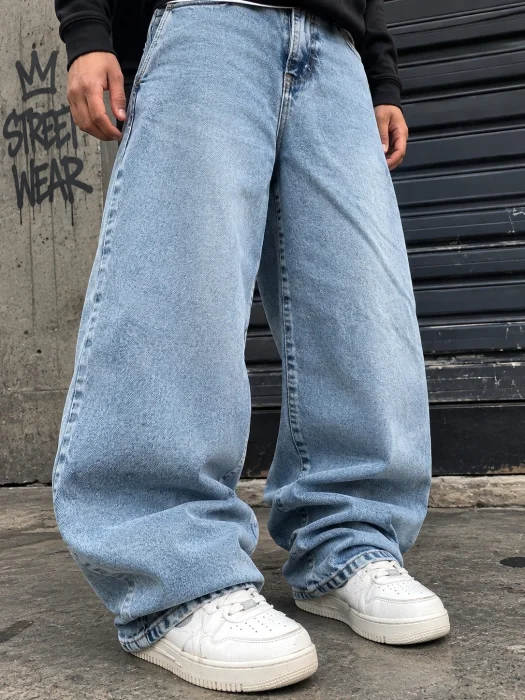 Jeans Balloon Fit de Niño Art Blue Denm