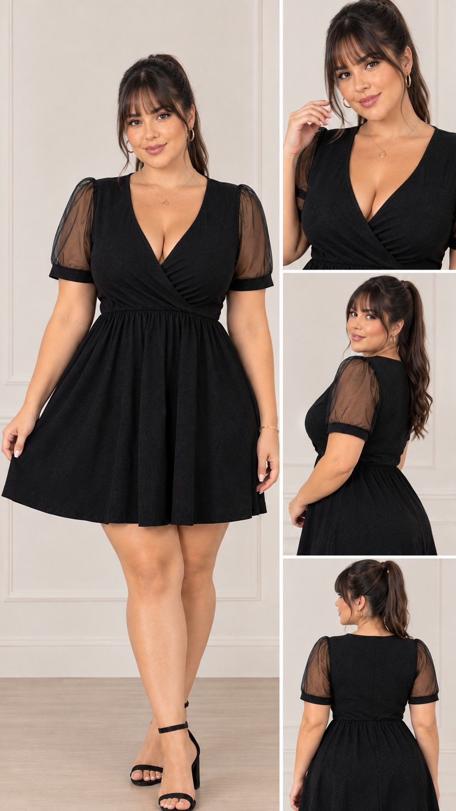 Vestido Tul Princesa M/c - Imagen 2