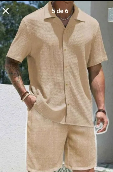 Conjunto Camisa y Shorts de Hombre