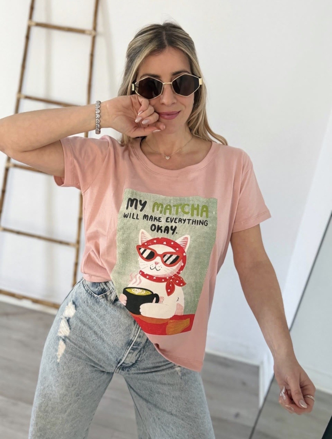 Remera Algodon Matcha - Imagen 2