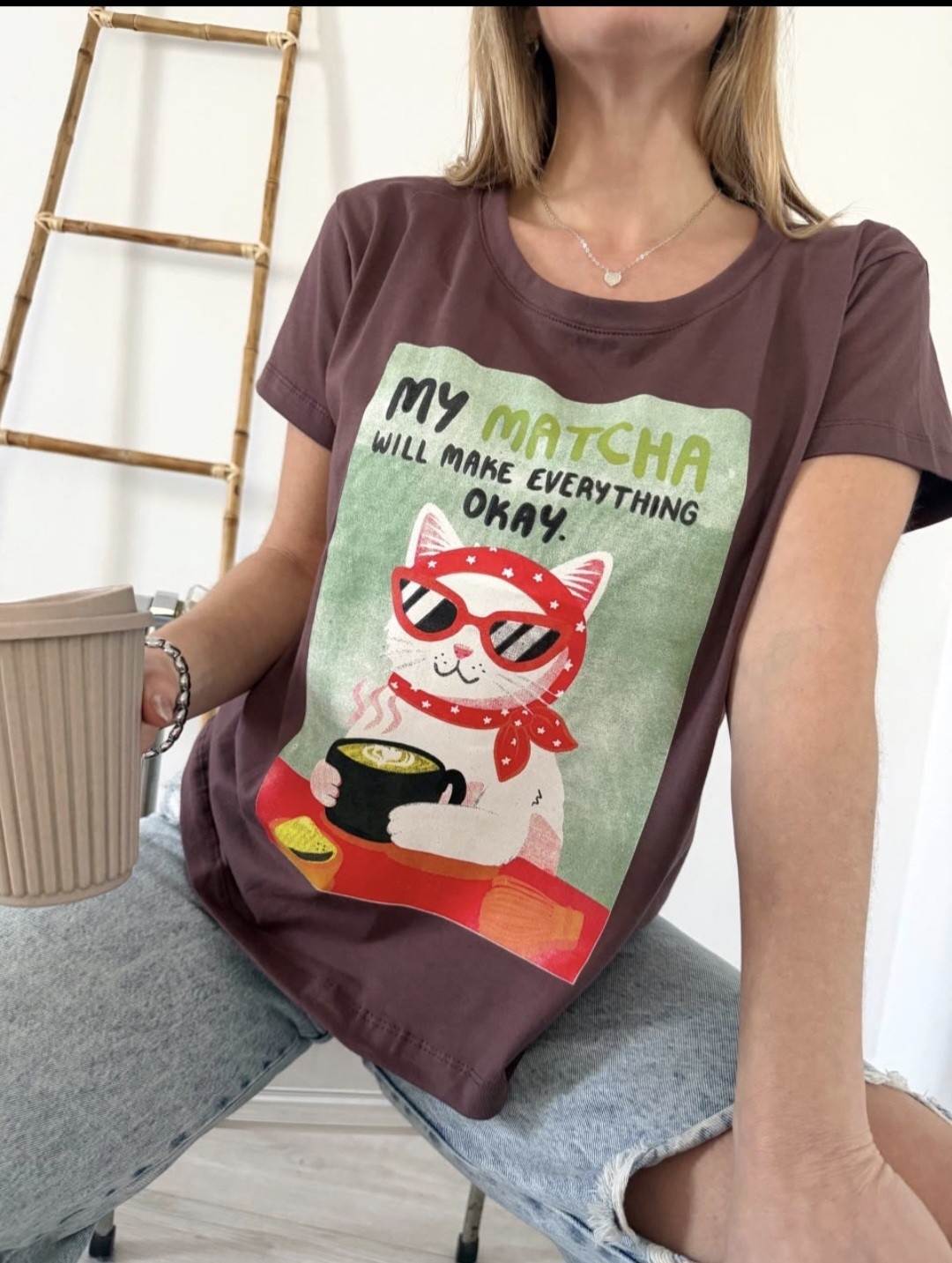 Remera Algodon Matcha - Imagen 5