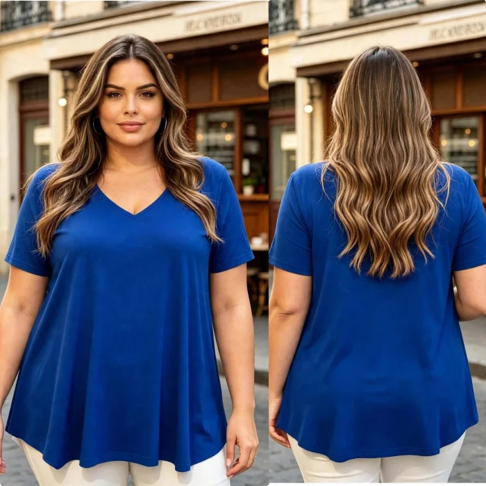 Remeron Evase Cuello V Lisa