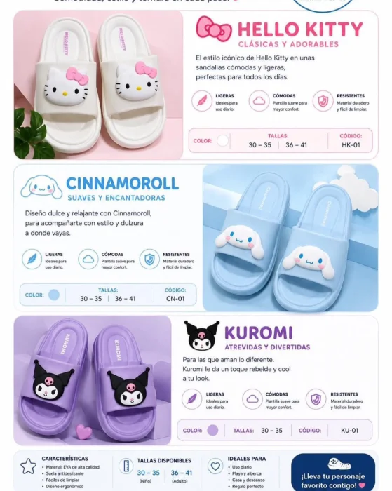 Fajas Sanrio Niños
