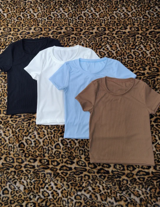 Remera Nanu Básica Manga Corta / Morley Liso