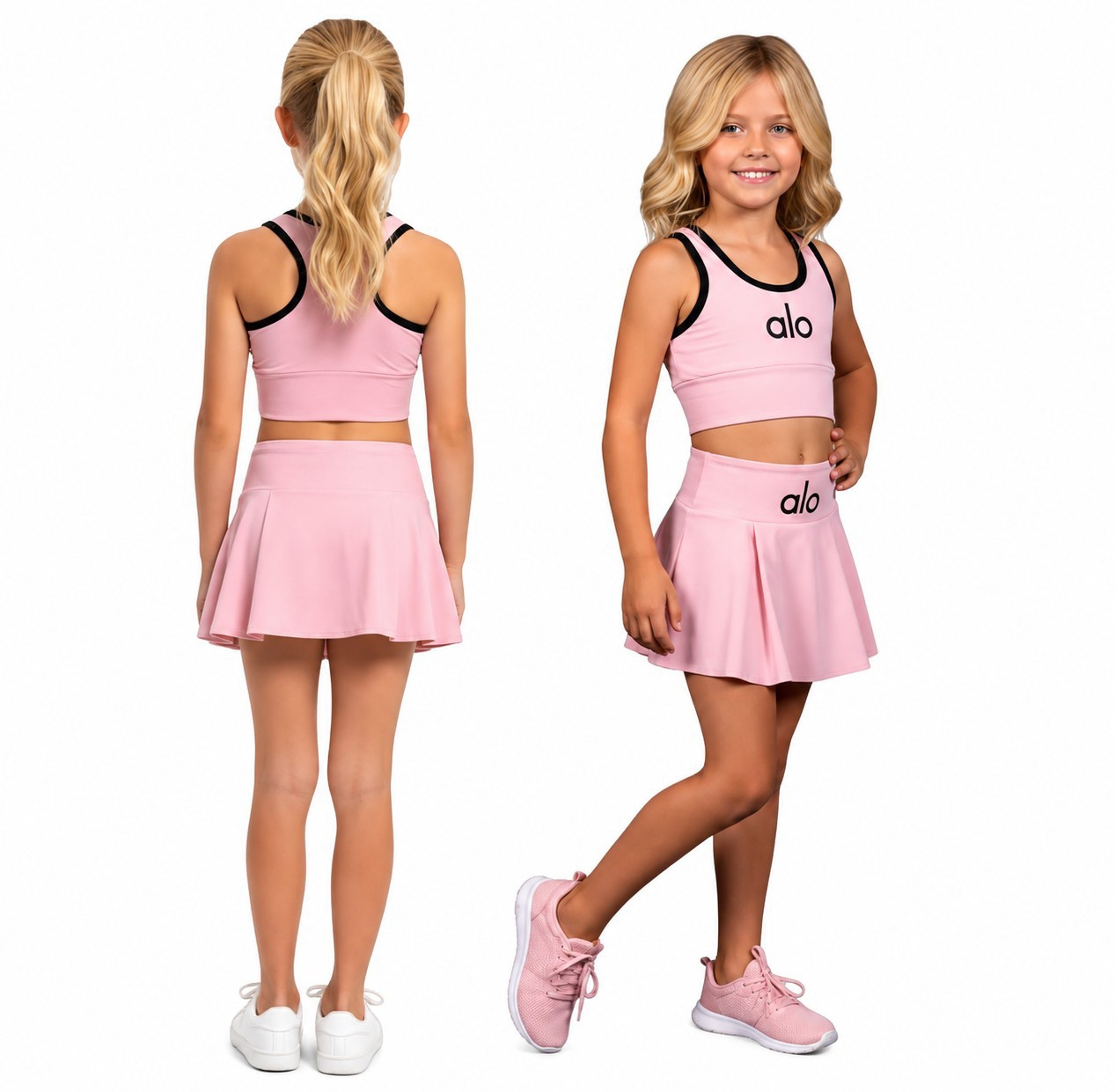 Conjunto Top + Short Pollera Nena - Imagen 2