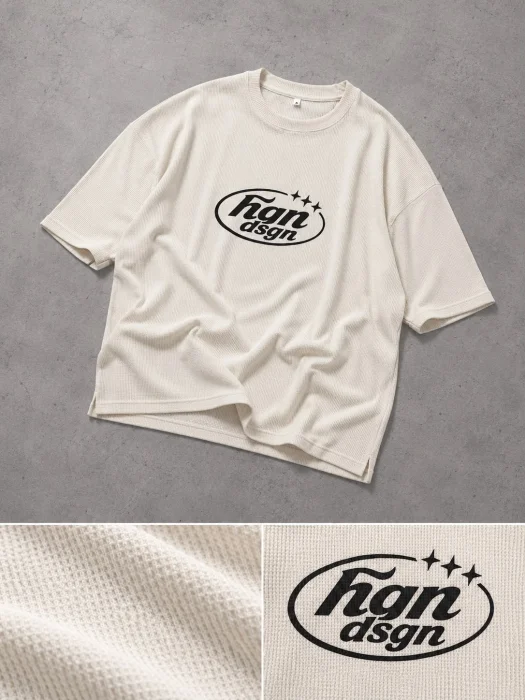 Remera Oversize Waffle
