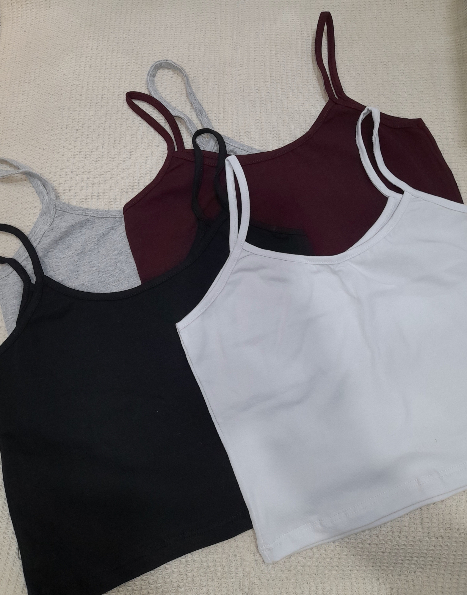 Musculosa Tira Delgada  Algodón - Imagen 2