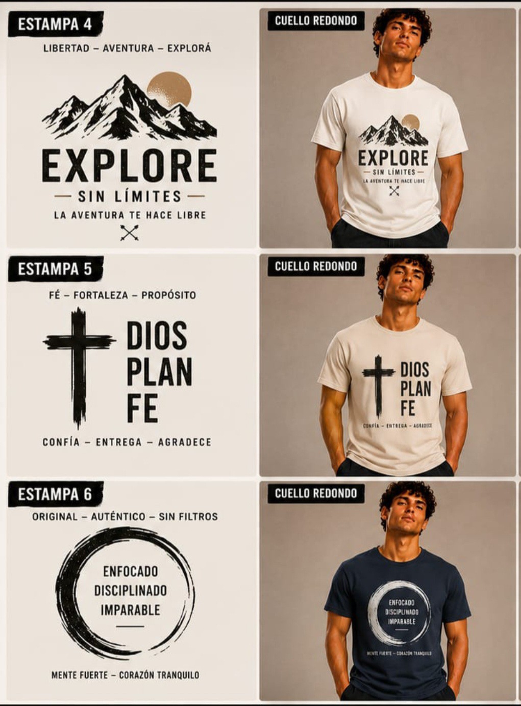 Remeras de Jersey Peinado - Imagen 2
