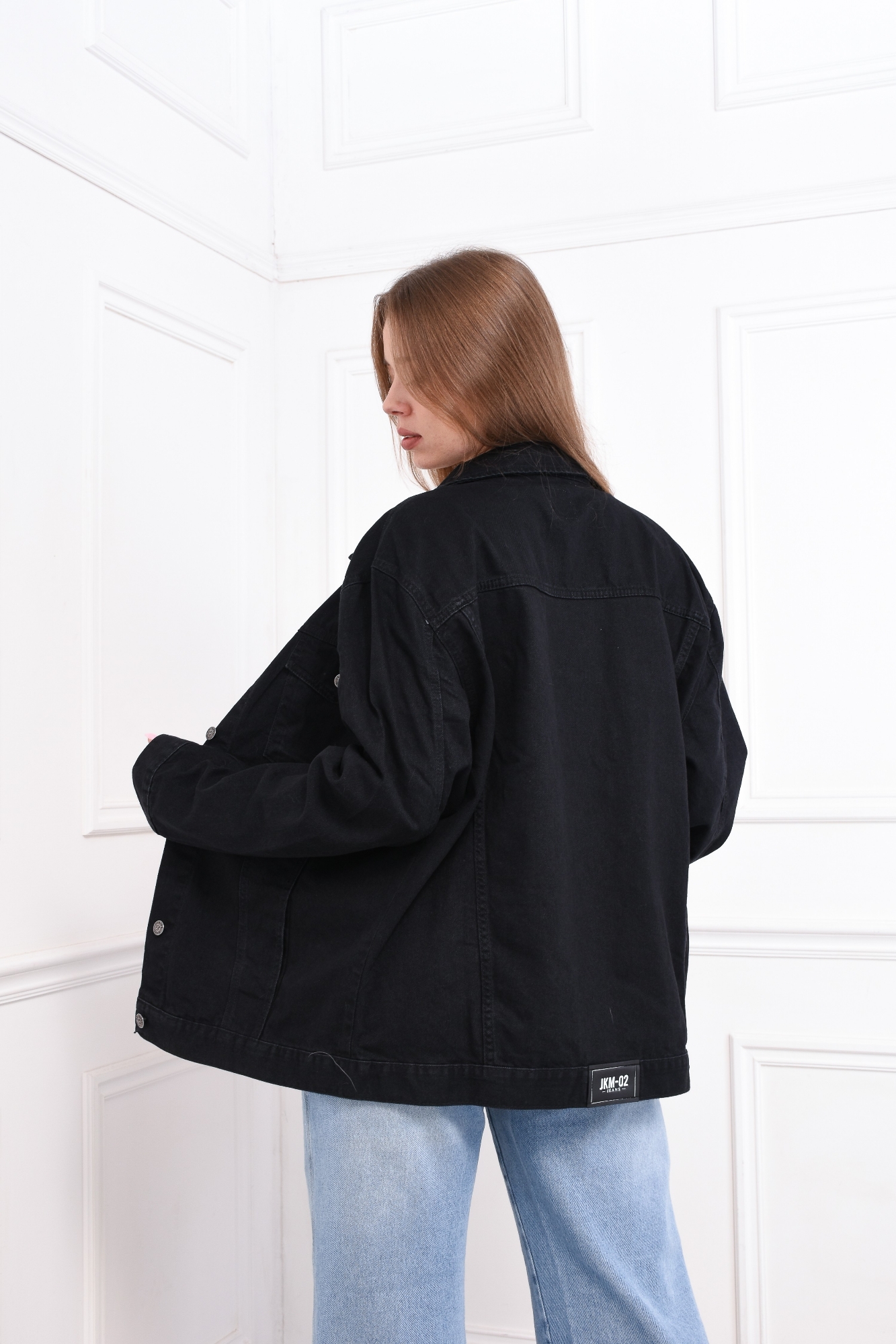 Campera Oversize Negra - Imagen 2