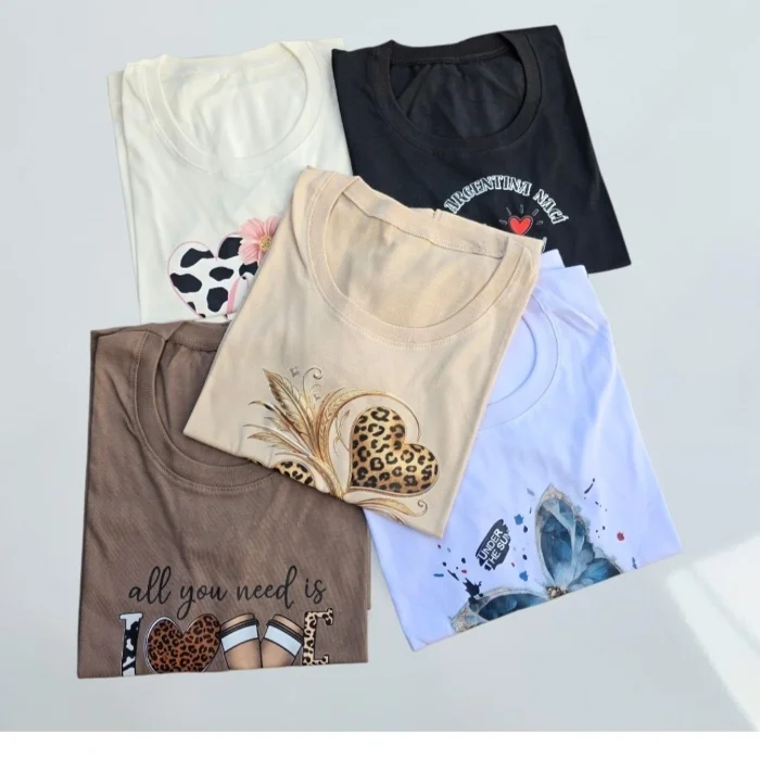Remeras Algodon Peinado Talles 2 al 7 Reales