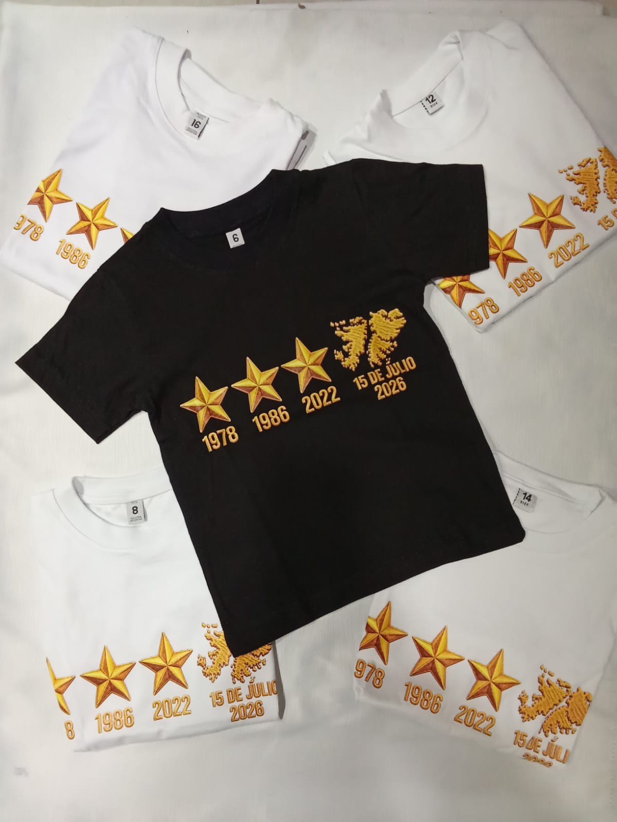 Remeras de Niños Lisos y Estampados 4 al 16 Remeras Damas 1al 5 - Imagen 2