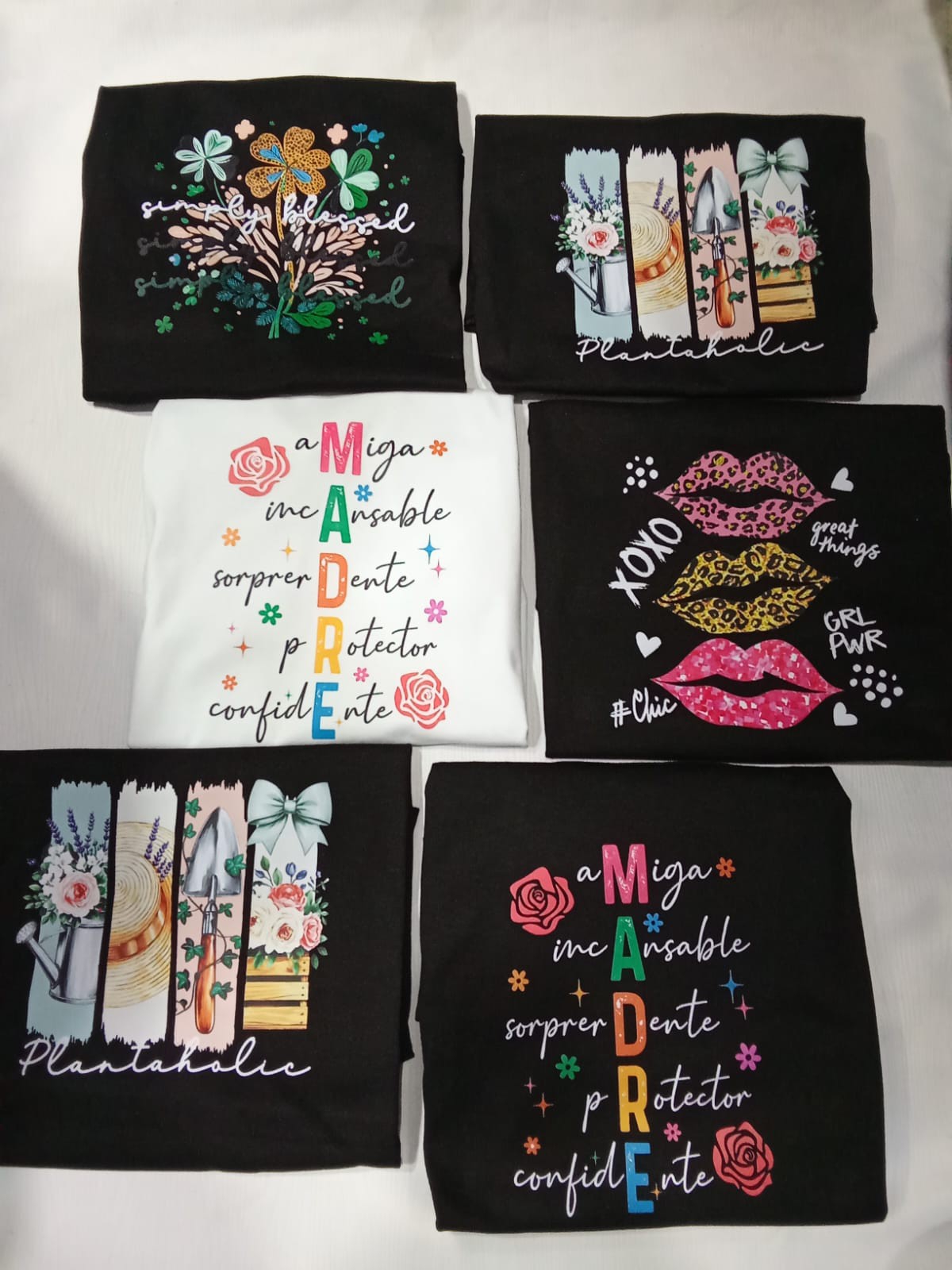 Remeras de Niños Lisos y Estampados 4 al 16 Remeras Damas 1al 5 - Imagen 3