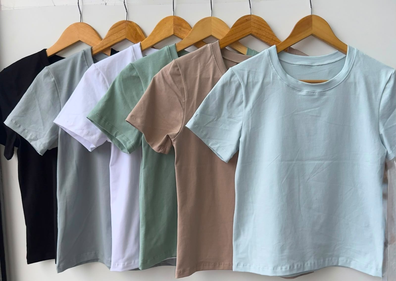 Remera Básica ( Algodón con Lycra ) - Imagen 2