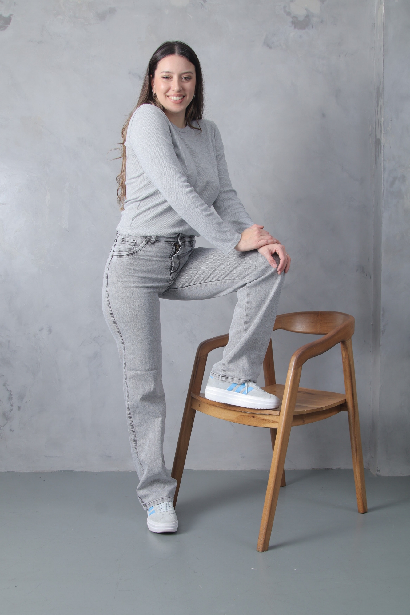 Wide Leg Elastizado Gray - Imagen 6