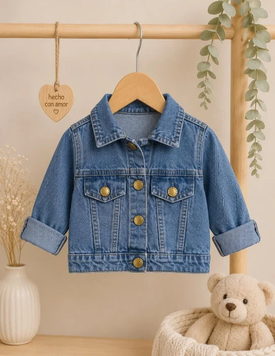 Campera Clásica Jeans Rígida