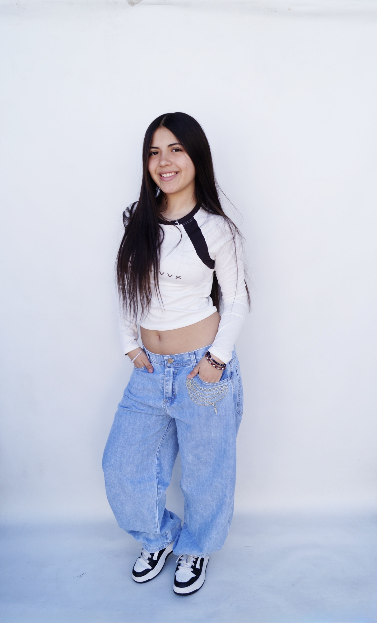 Baggy Celeste Cadena Teens - Imagen 4
