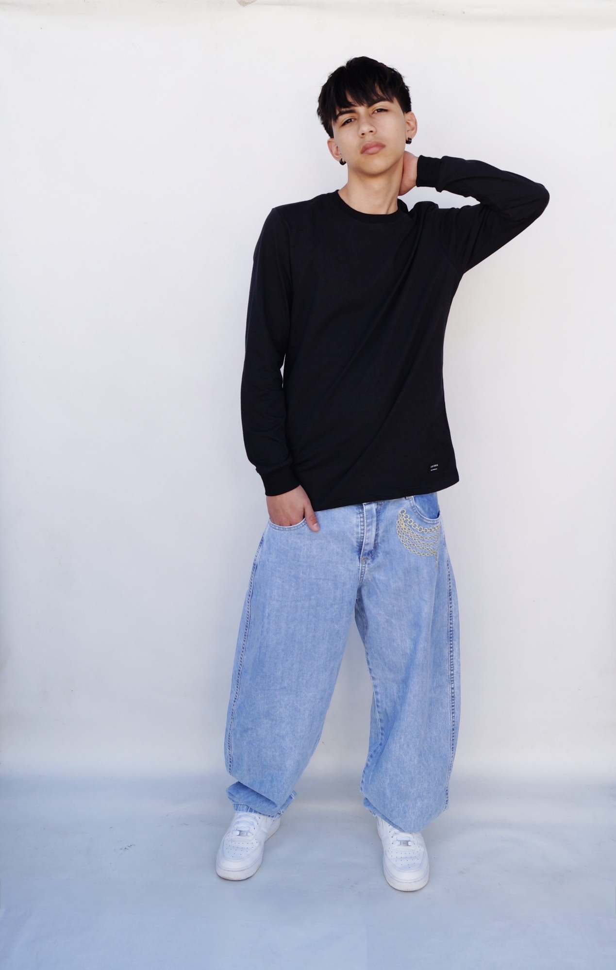 Baggy Celeste Cadena Teens - Imagen 7