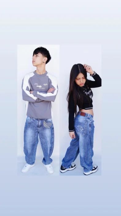 Baggy Azul Cadena Teens