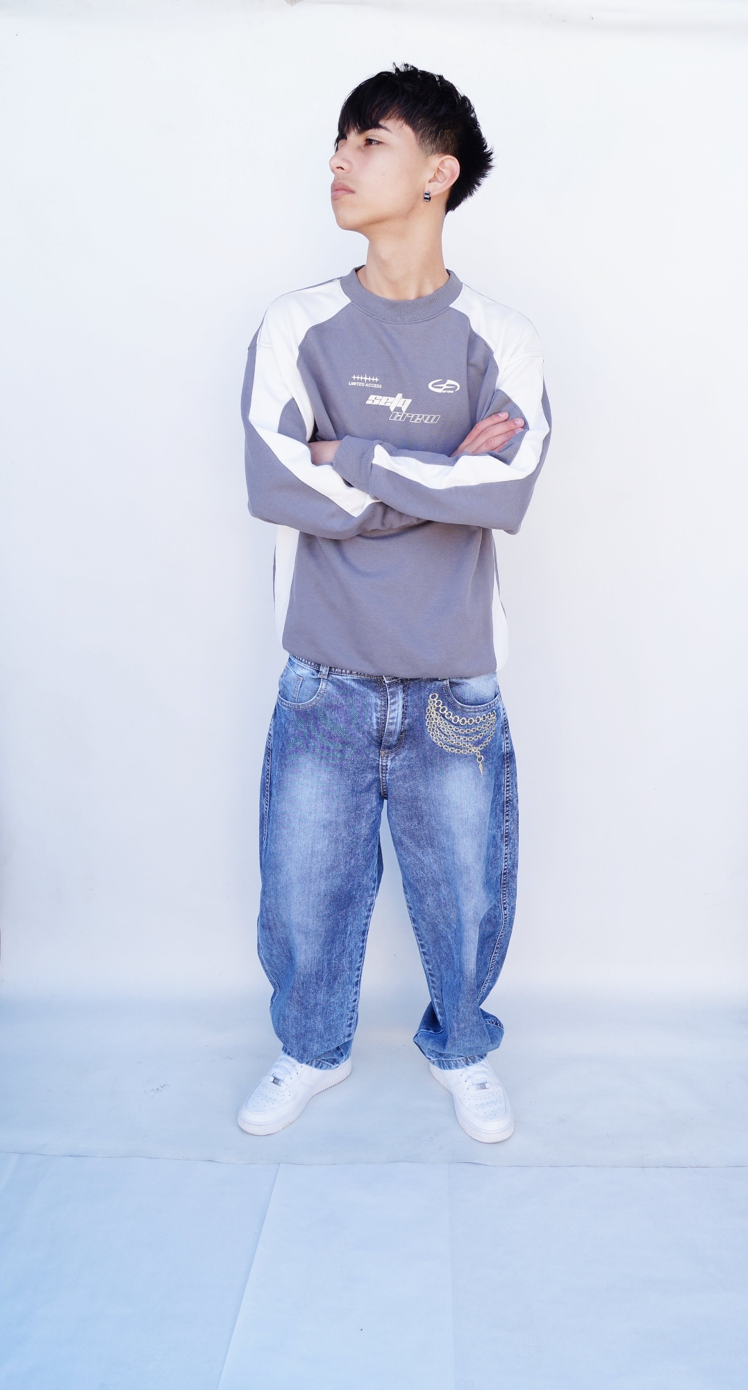 Baggy Azul Cadena Teens - Imagen 2