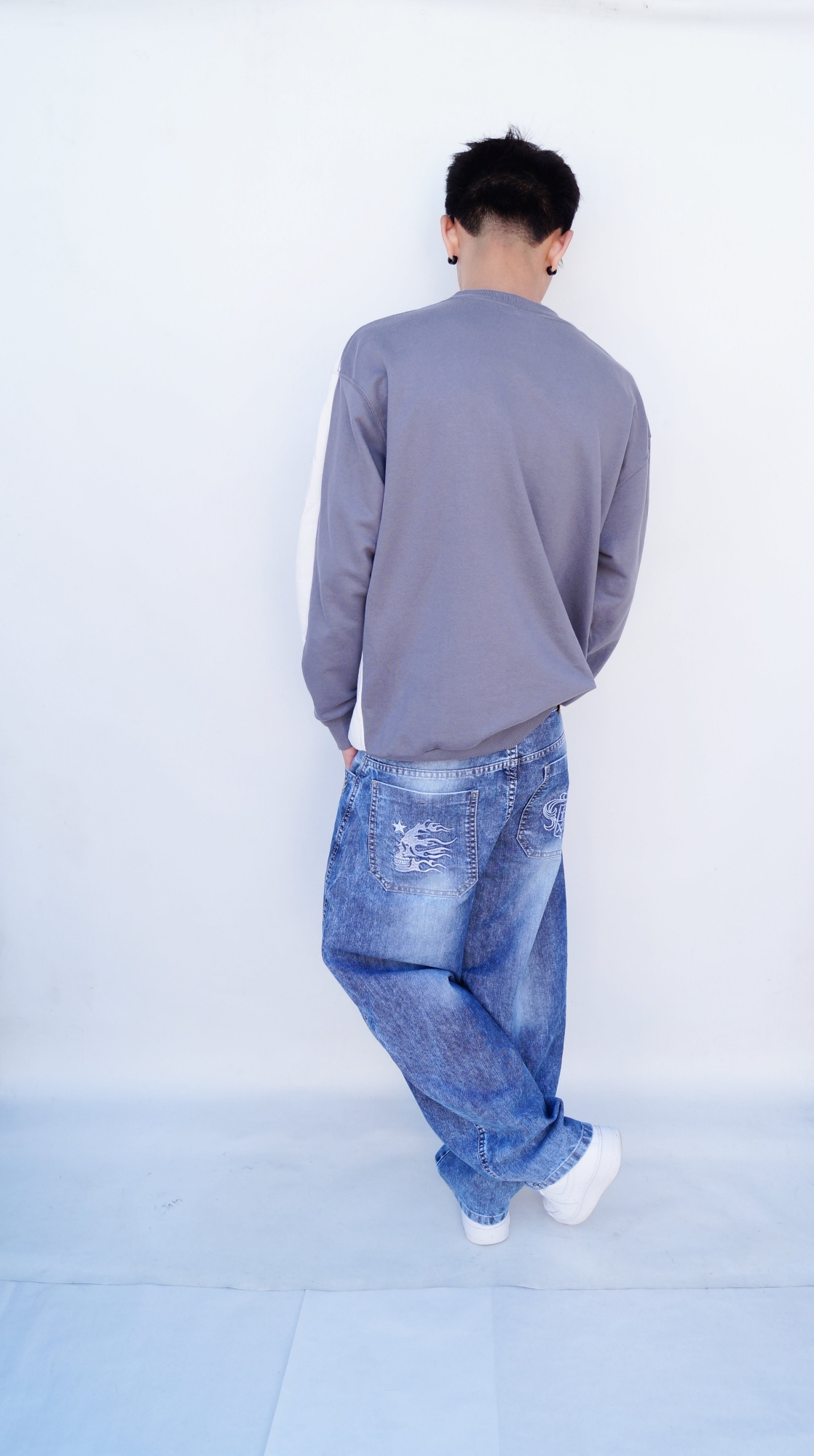 Baggy Azul Cadena Teens - Imagen 3