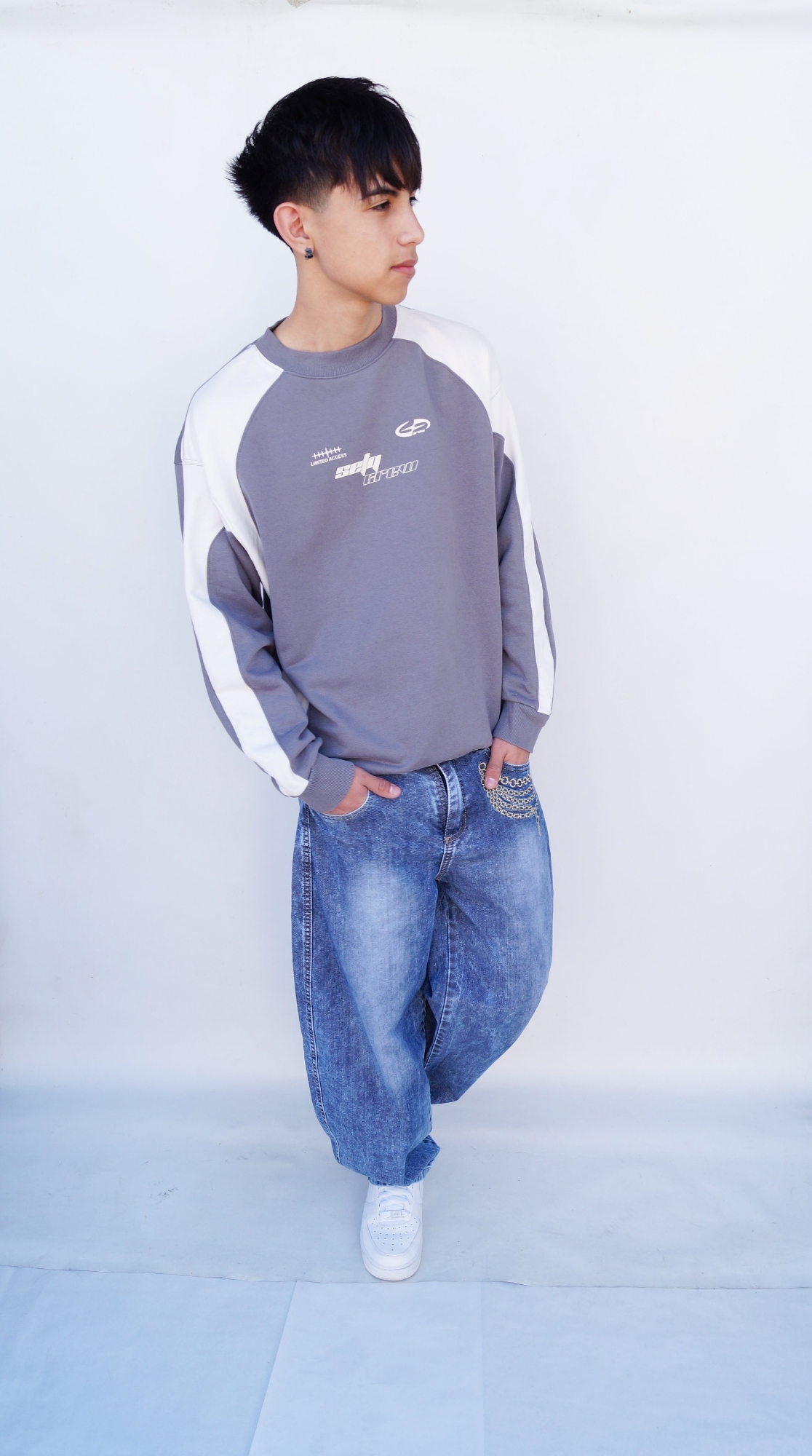 Baggy Azul Cadena Teens - Imagen 4