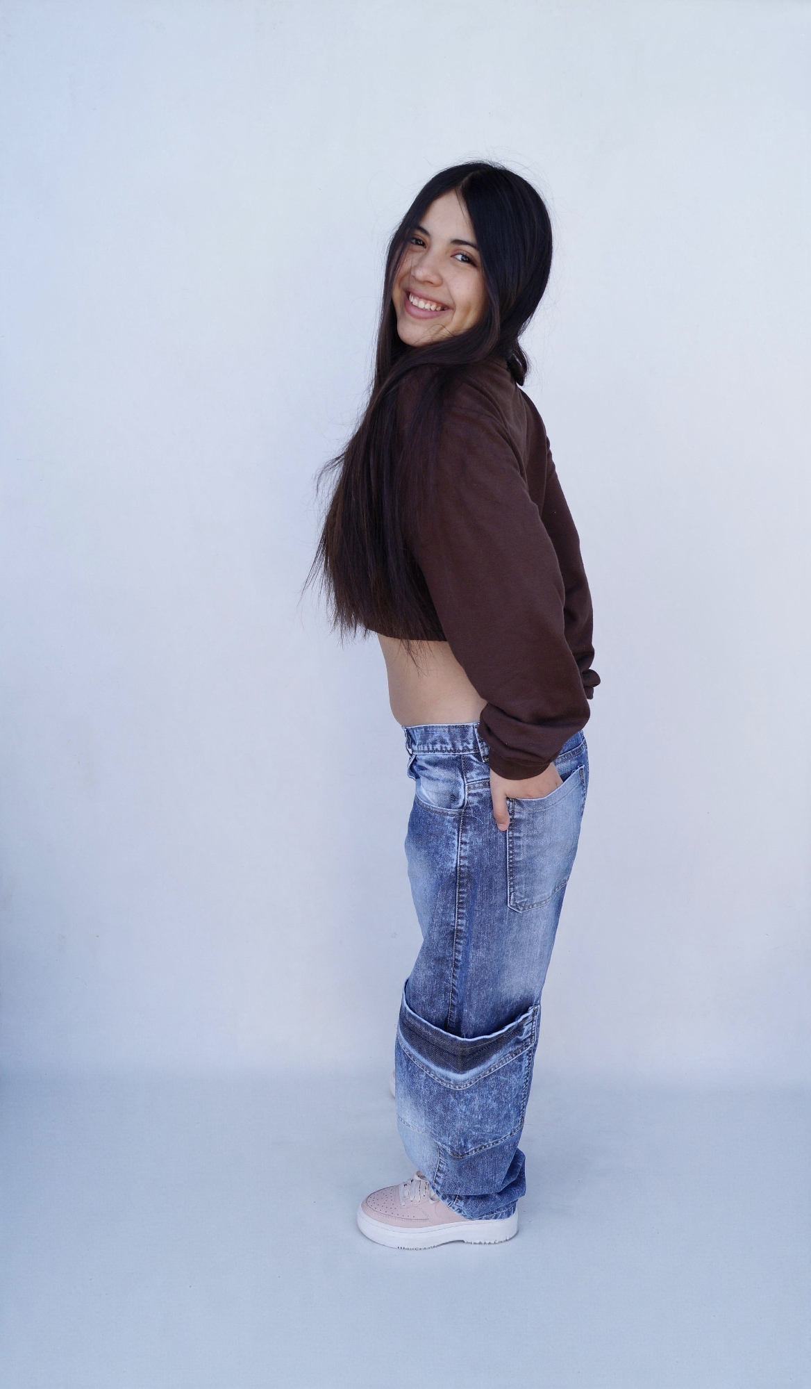 Baggy Cargó Azul Localizado Teens - Imagen 5