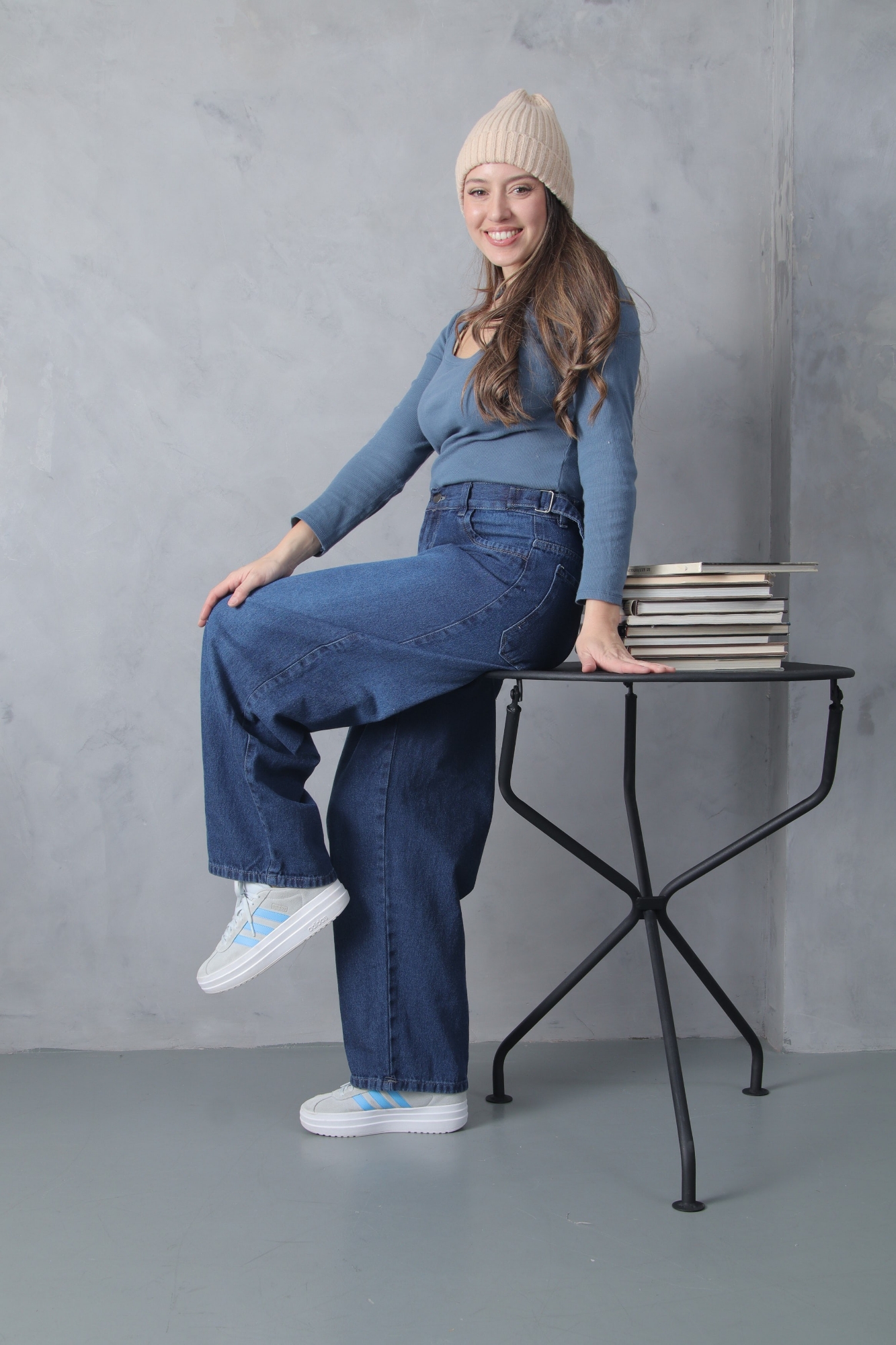 Baggy Azul con Hebilla - Imagen 5