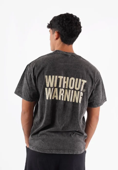 Remera Prelavada Without Warning