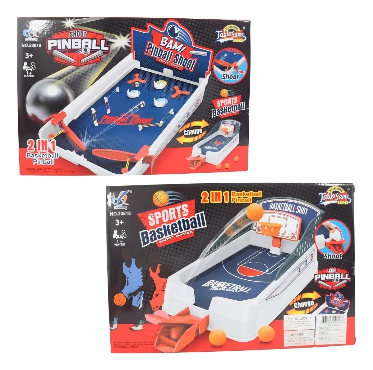 Juego de Mesa Pinball Shoot para Niños - Imagen 1