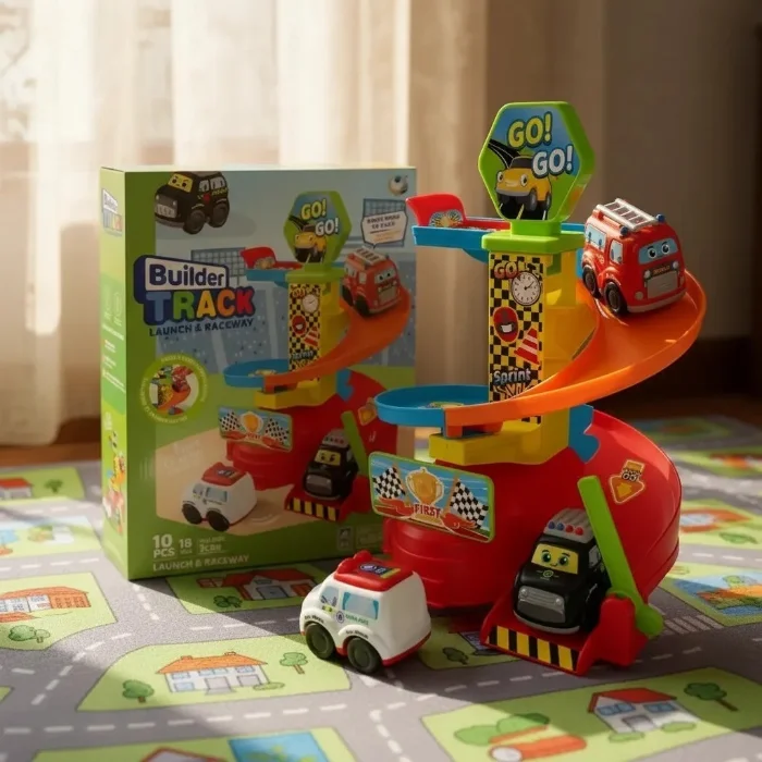 Pista en Espiral Builder Track 10 Piezas