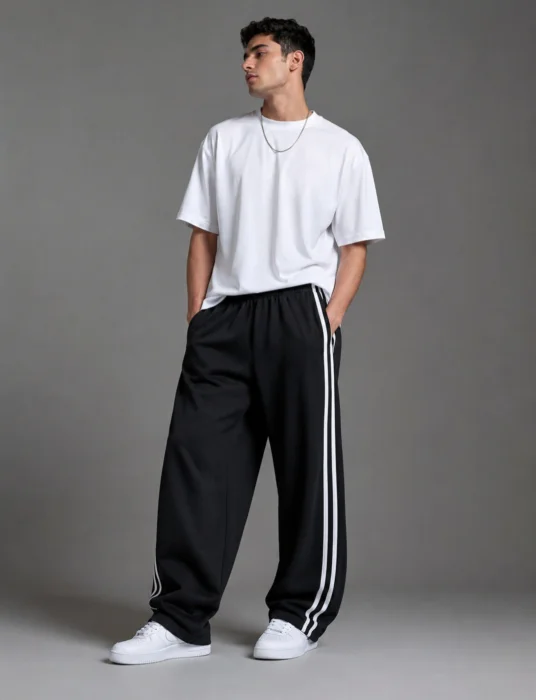 Pantalón Bagui de Hombre Tela Rustico