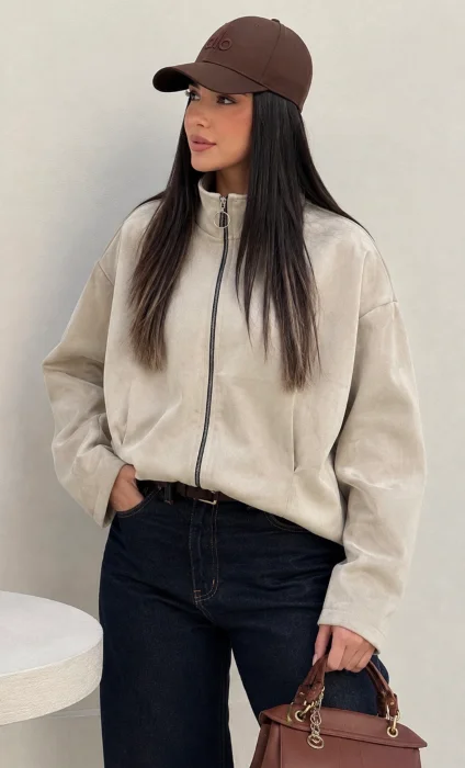 Campera Cande Gamuza