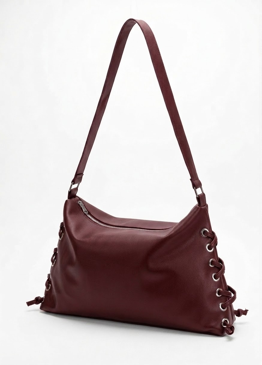 Cartera Boho Tiras, Mide 42/28cm X 21cm X 9cm Aproximadamente, Marroquineria - Imagen 4