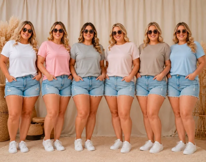 Remeras Básicas. Talles Comunes y Especiales