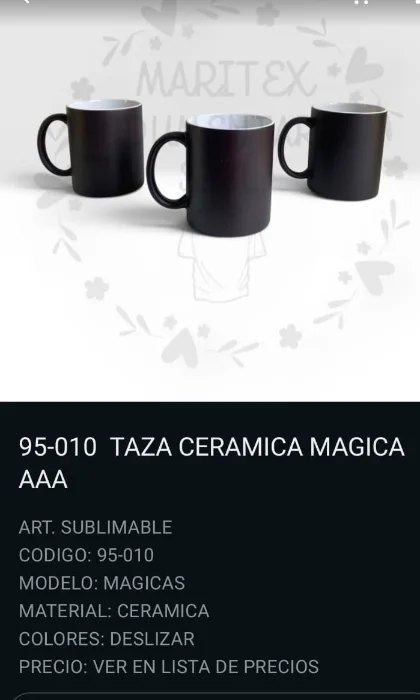Tazas Mágicas para Sublimar
